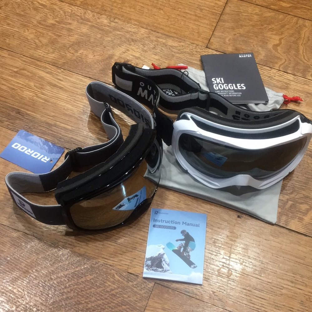 Ridroo and Outdoor Master Ski Goggles